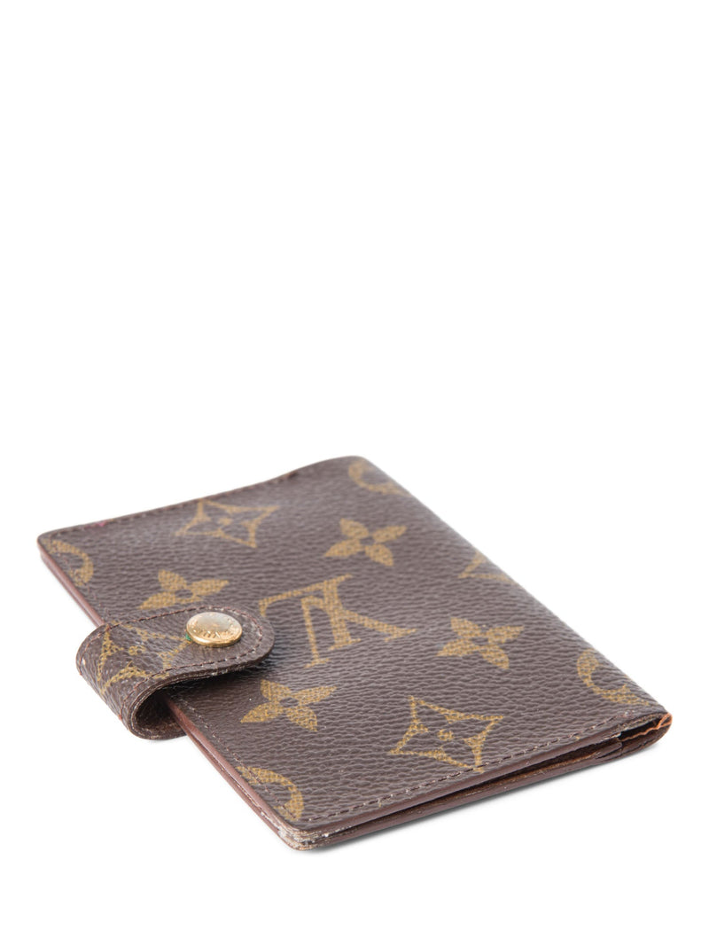 Louis Vuitton Monogram Credit Card Wallet Brown-designer resale