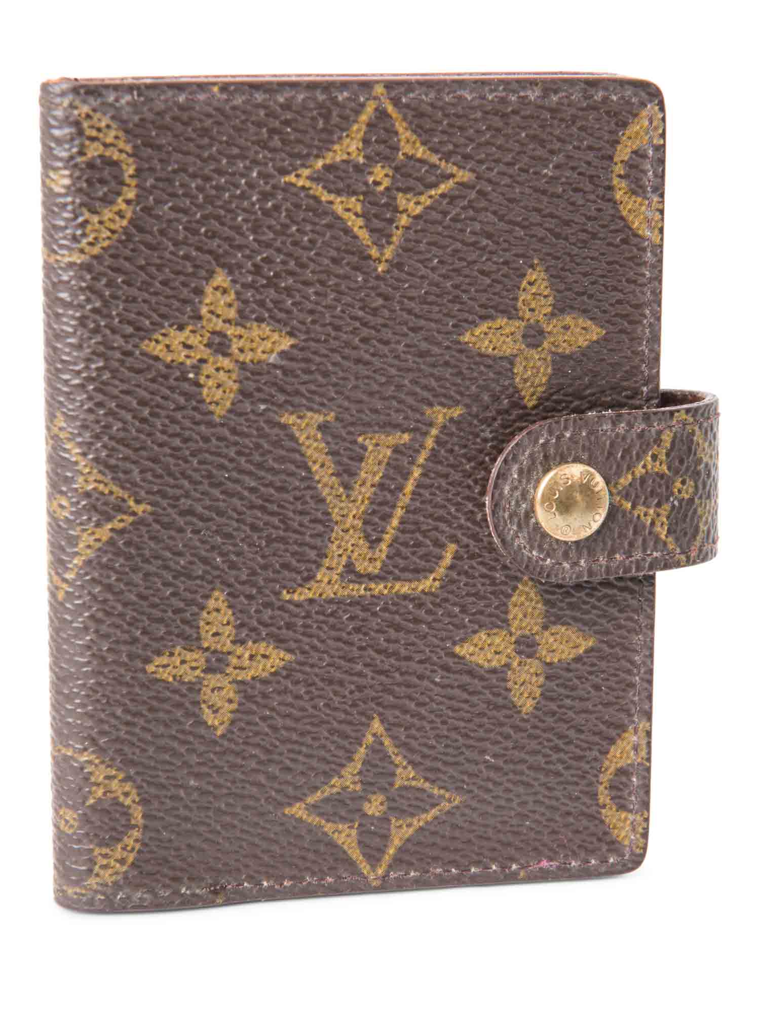 Louis Vuitton Monogram Credit Card Wallet Brown-designer resale