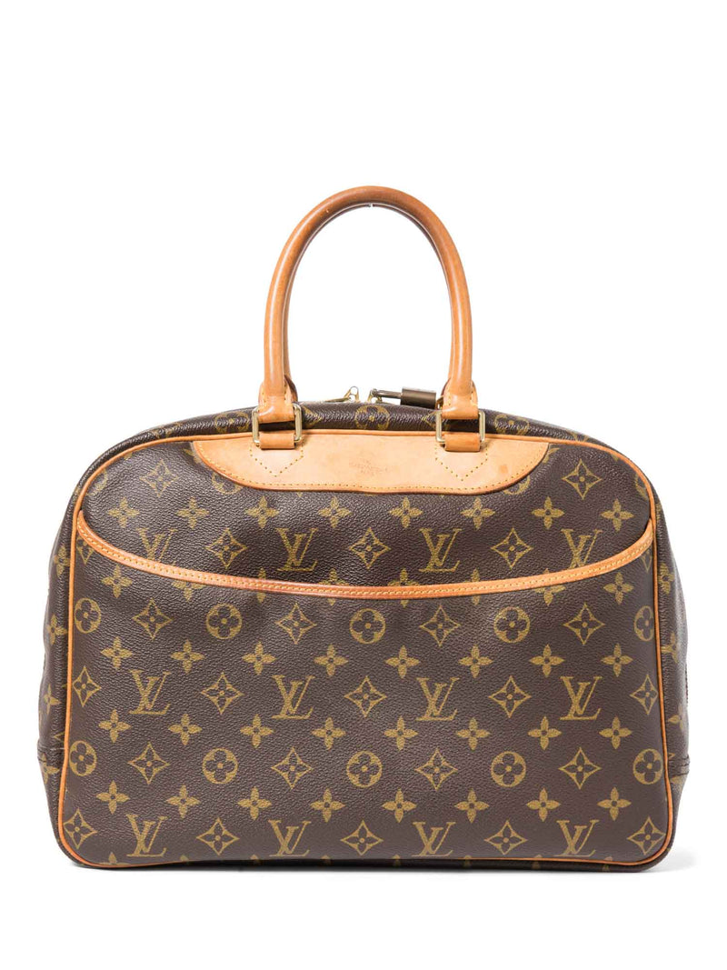 Louis Vuitton Monogram Deauville Bag Brown-designer resale