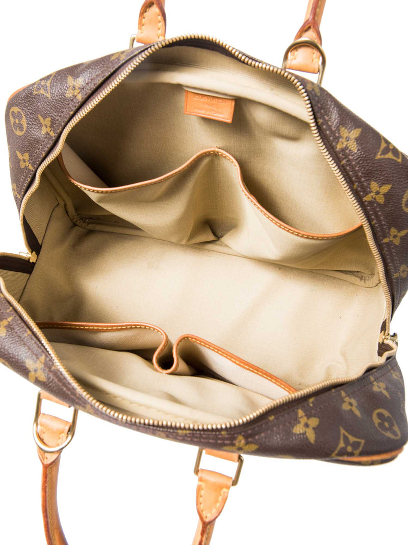 Louis Vuitton Monogram Deauville Bag Brown-designer resale