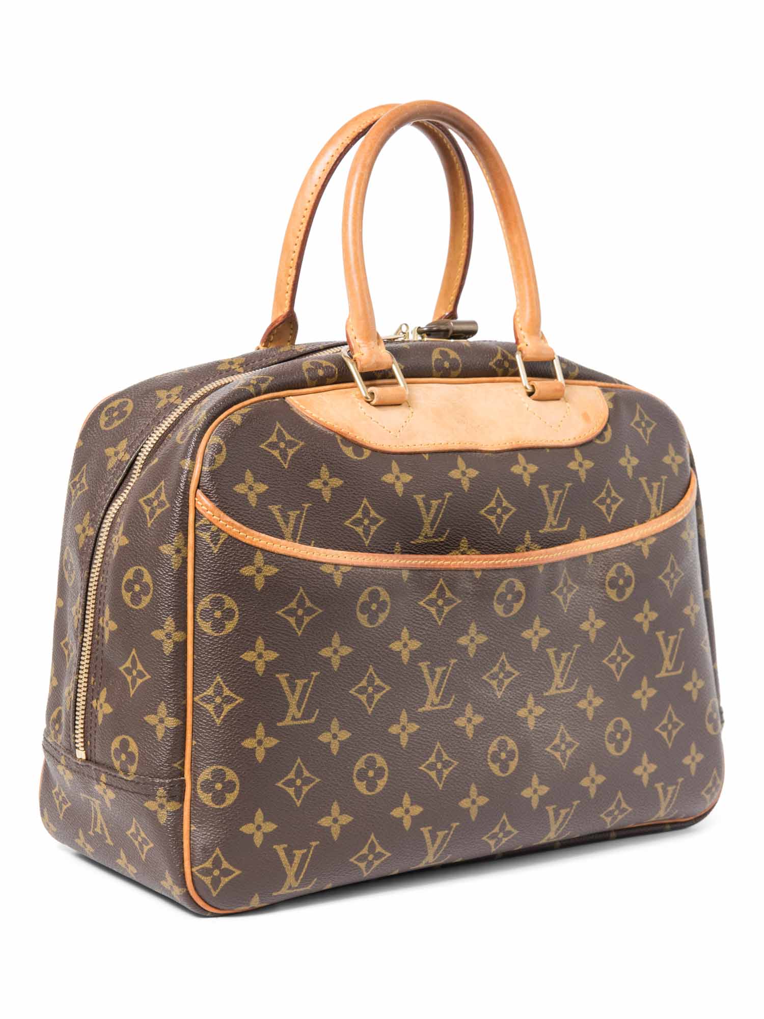 Louis Vuitton Monogram Deauville Bag Brown-designer resale