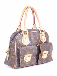 Louis Vuitton Globe shopper canvas bag Brown Beige Metal Cloth ref.978616 -  Joli Closet
