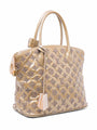 Louis Vuitton Monogram Patent Leather Fascination Top Handle Bag Gold