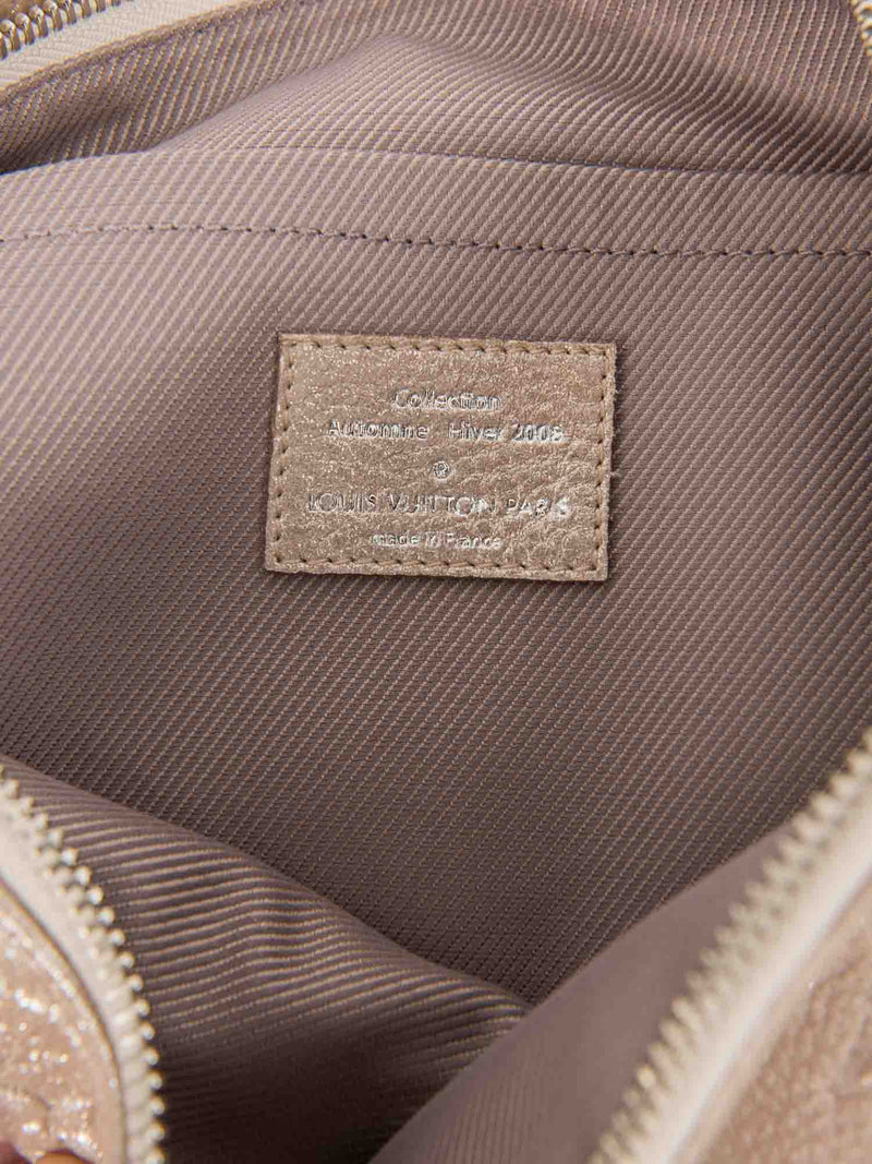 Louis Vuitton Monogram Shimmer Halo Tassel Hobo Bag Light Pink