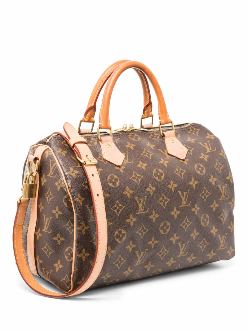 Louis Vuitton Monogram Speedy Bandouliere Bag 30 Brown-designer resale