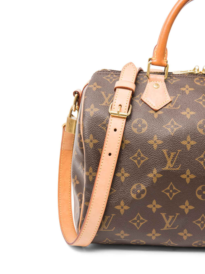 Louis Vuitton Monogram Speedy Bandouliere Bag 30 Brown-designer resale