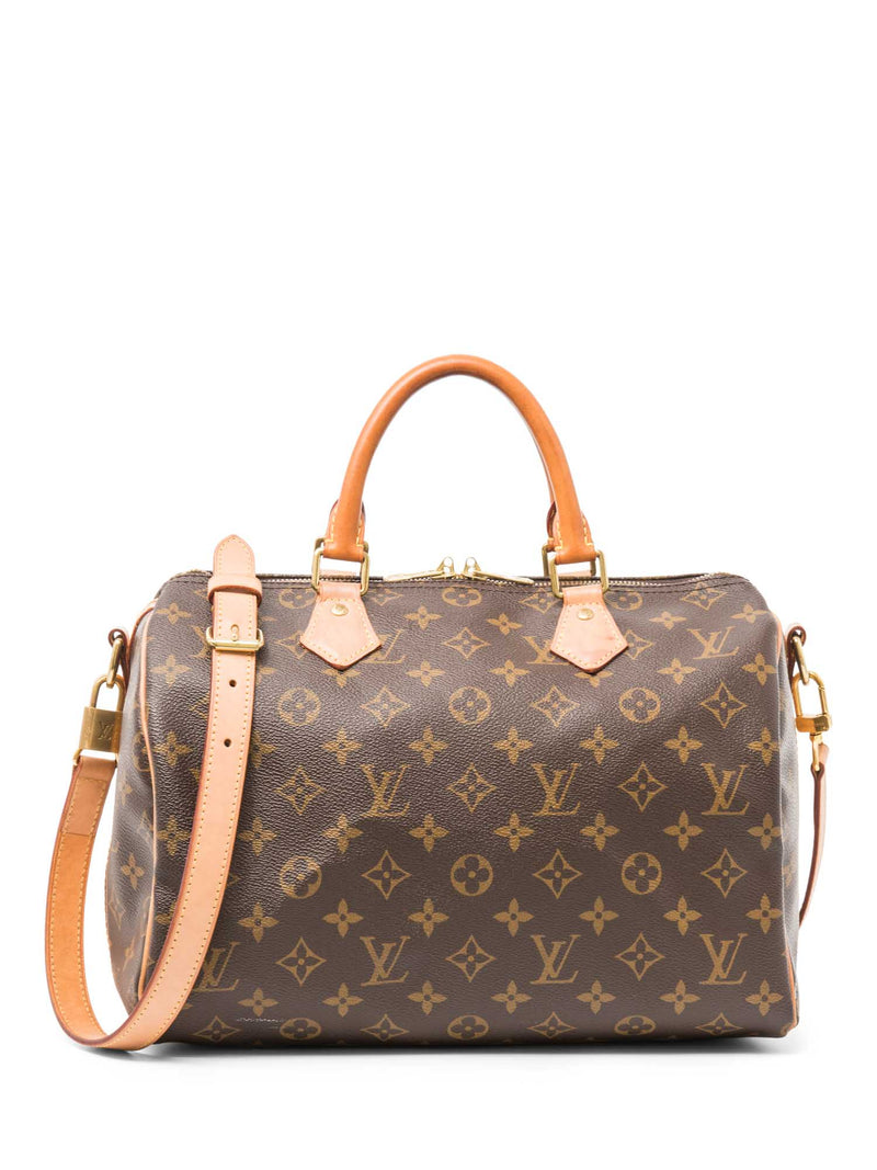 Louis Vuitton Monogram Speedy Bandouliere Bag 30 Brown-designer resale