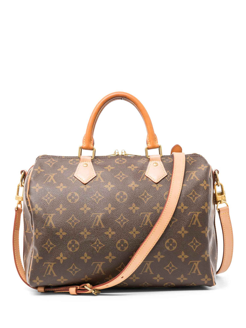 Louis Vuitton Monogram Speedy Bandouliere Bag 30 Brown-designer resale