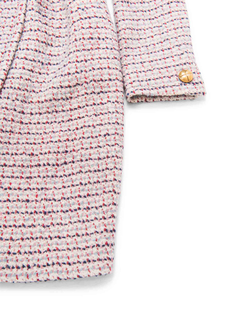 Miu Miu Tweed Coat Pink-designer resale