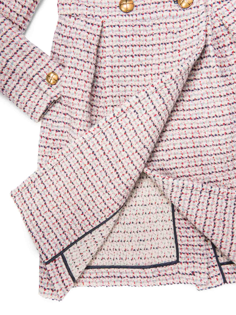 Miu Miu Tweed Coat Pink-designer resale