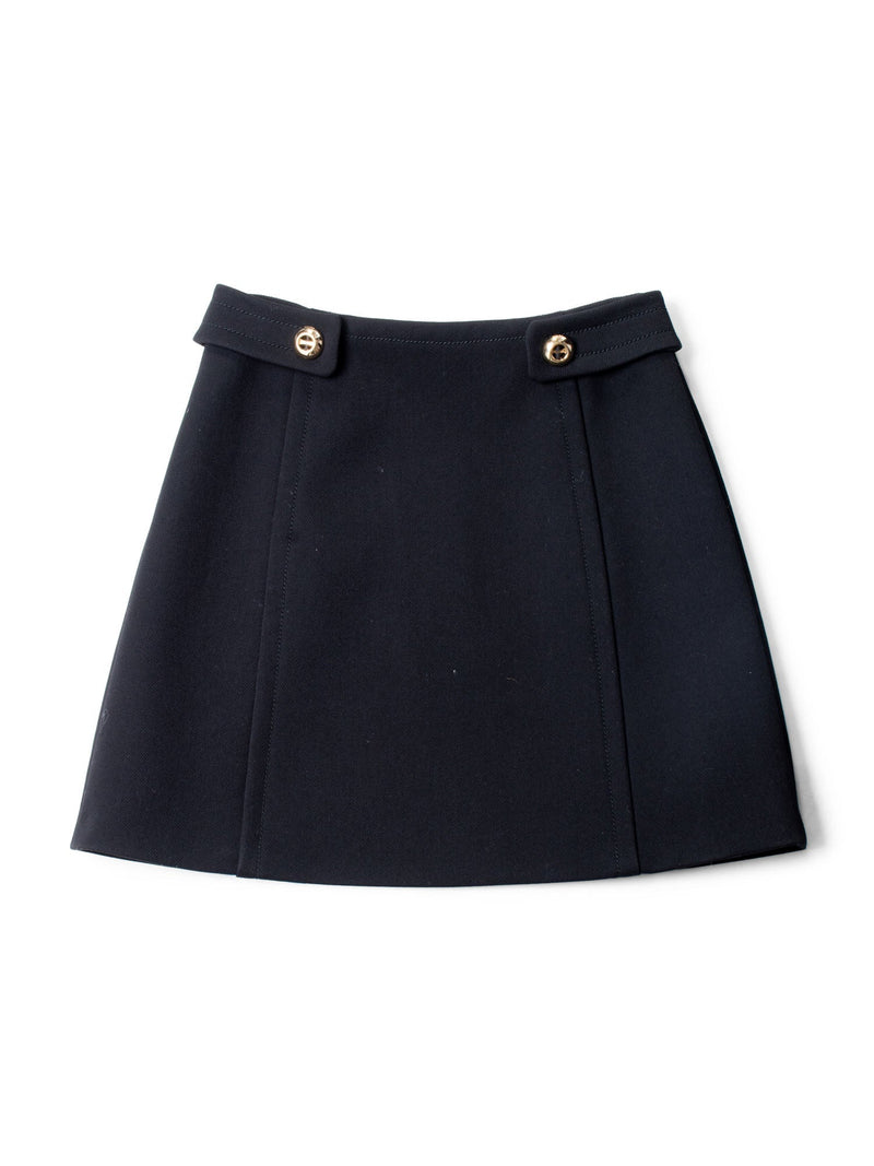 Prada pleated mini skirt - Black
