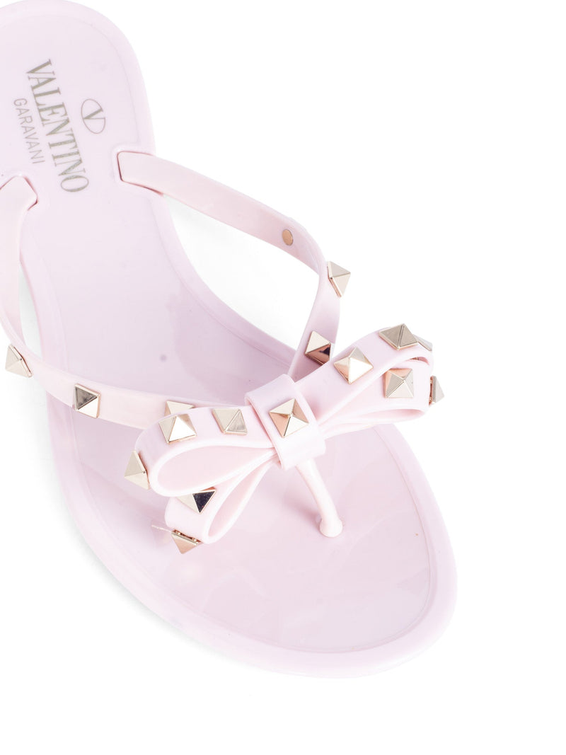 Valentino rockstud bow on sale sandals