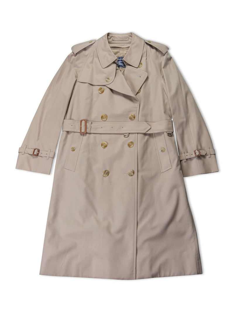 Trench coat Louis Vuitton Navy size S International in Cotton