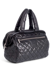 CHANEL Caviar Timeless CC Duffel Bag Black 257203