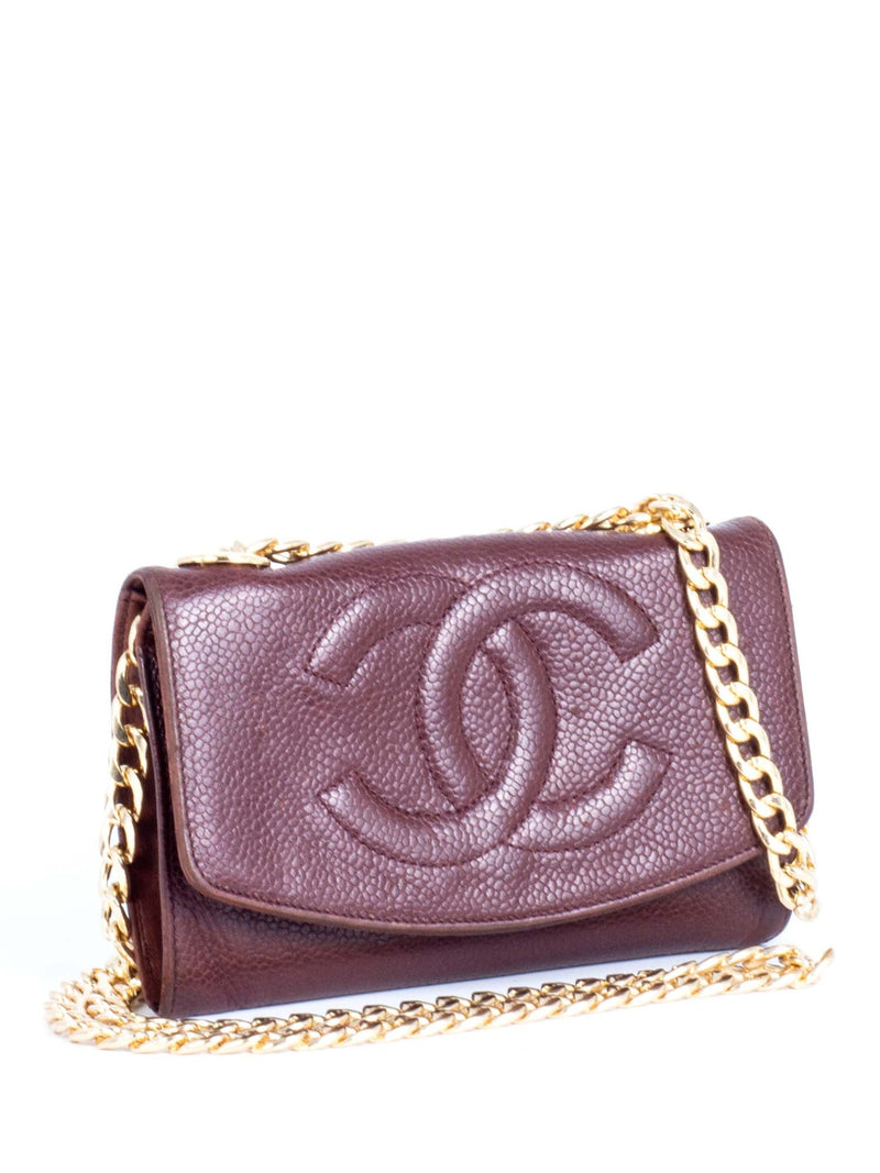 CHANEL Vintage Timeless Caviar Wallet on Chain
