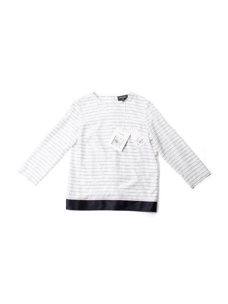 Chanel Silk Black and White Shirt · INTO