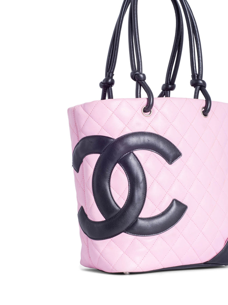 Chanel Pink Nylon CC Logo Travel Line Tote Bag  Yoogis Closet