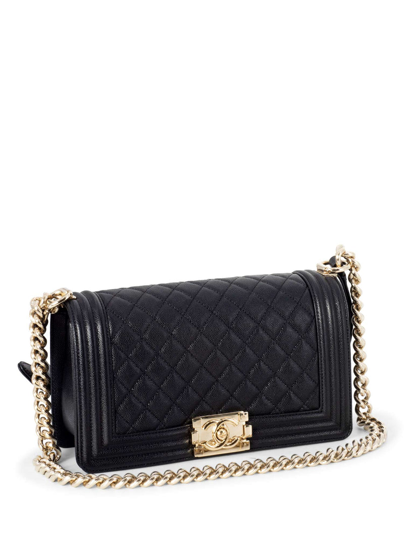 White Chanel Medium Quilted Boy Flap Bag 