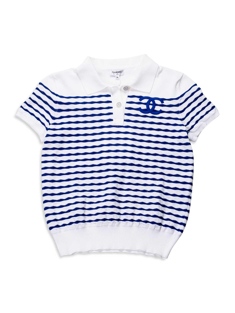 Polo shirt Louis Vuitton Blue size S International in Cotton