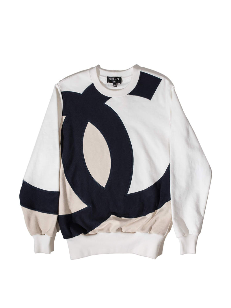 Sweatshirt Louis Vuitton Navy size S International in Cotton