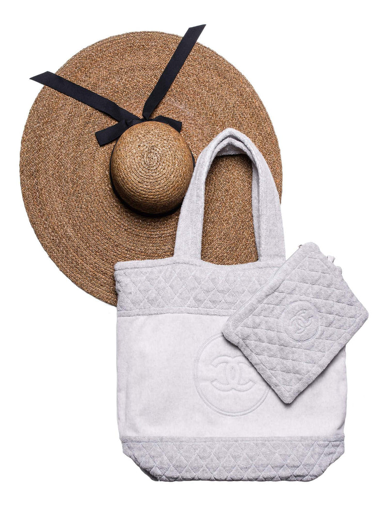 Chanel Terry Cloth Beach Bag