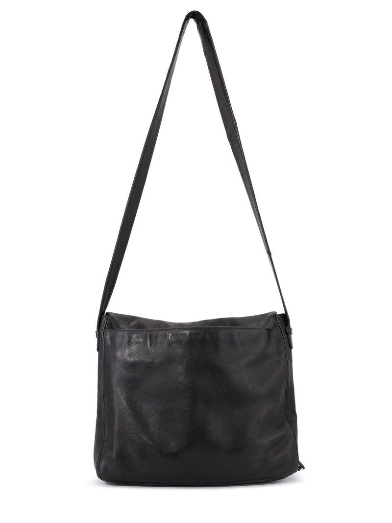 Chanel Precision Novelty Terry Cloth Messenger Shoulder Black CoCo Mark  Handbags