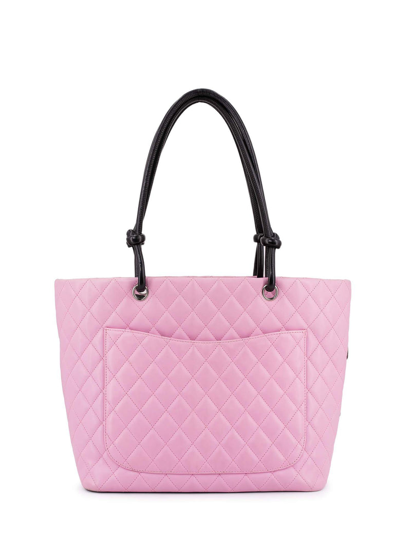 Buy Chanel Cambon Crossbody Bag Quilted Leather Small Pink 2655802