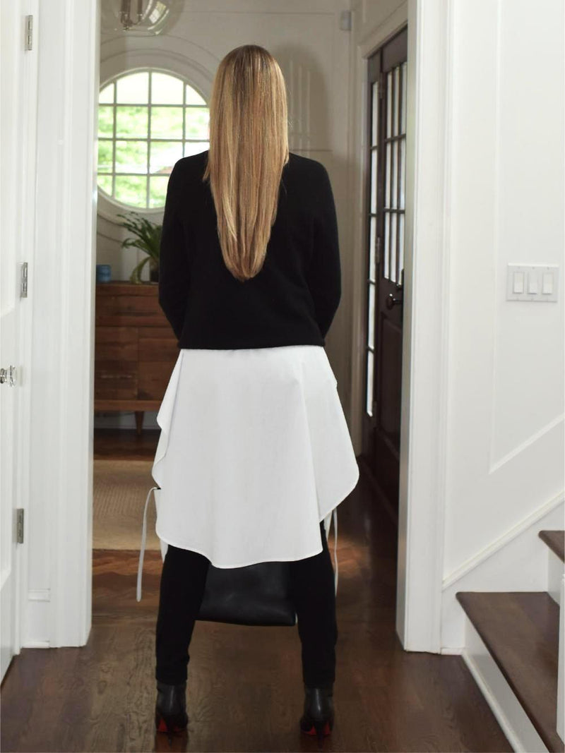 CODO Cashmere Pin Sweater Black White-designer resale