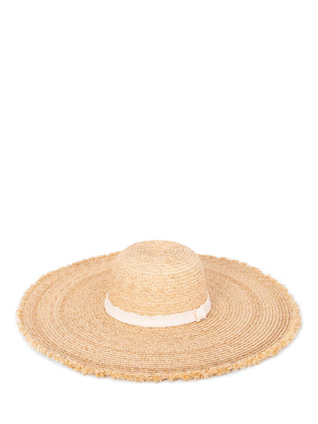 Oversized Floppy Sun Hat with Louis Vuitton Ribbon