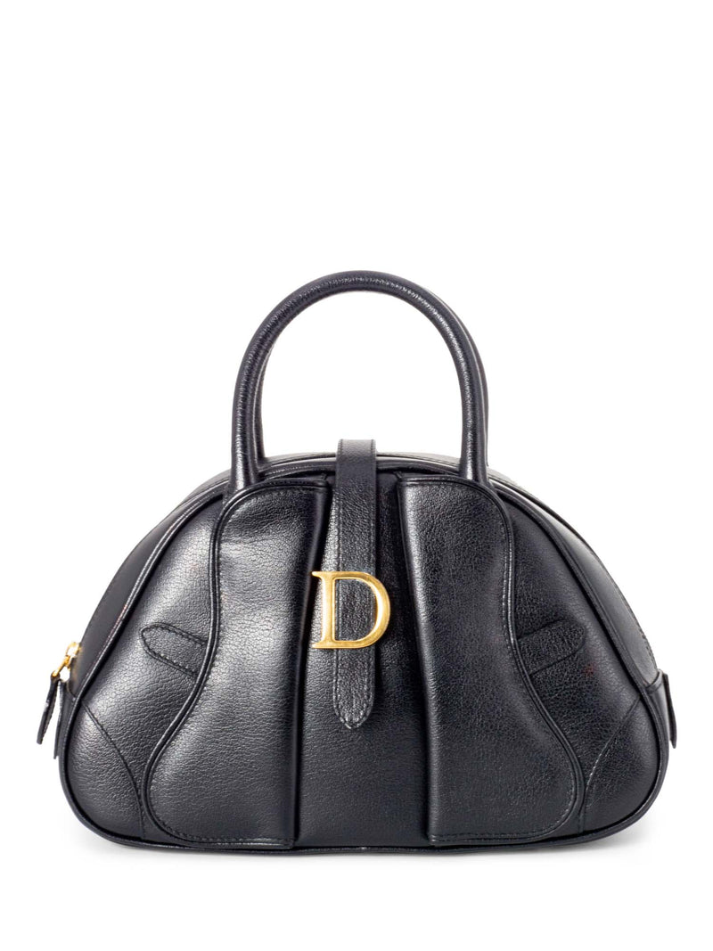 100% AUTHENTIC Christian Dior Large Saddle Bag Black with tag and