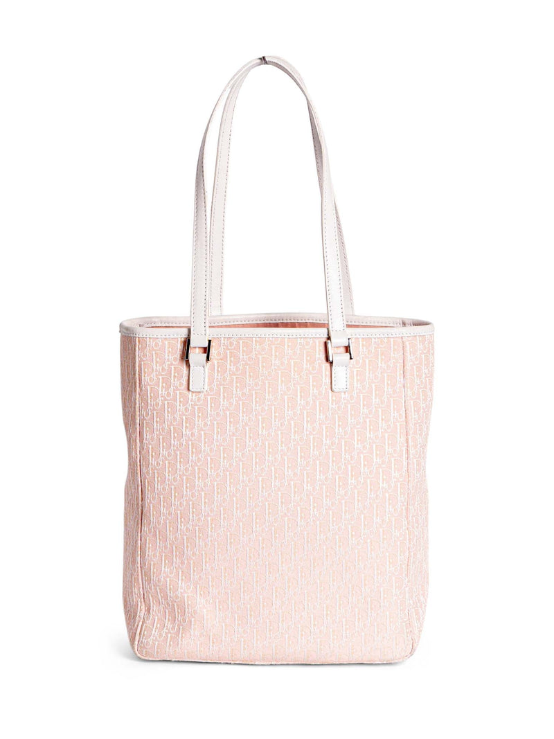 Dior, Bags, Dior Vintage Pink Monogram Canvas Top Handle Bag