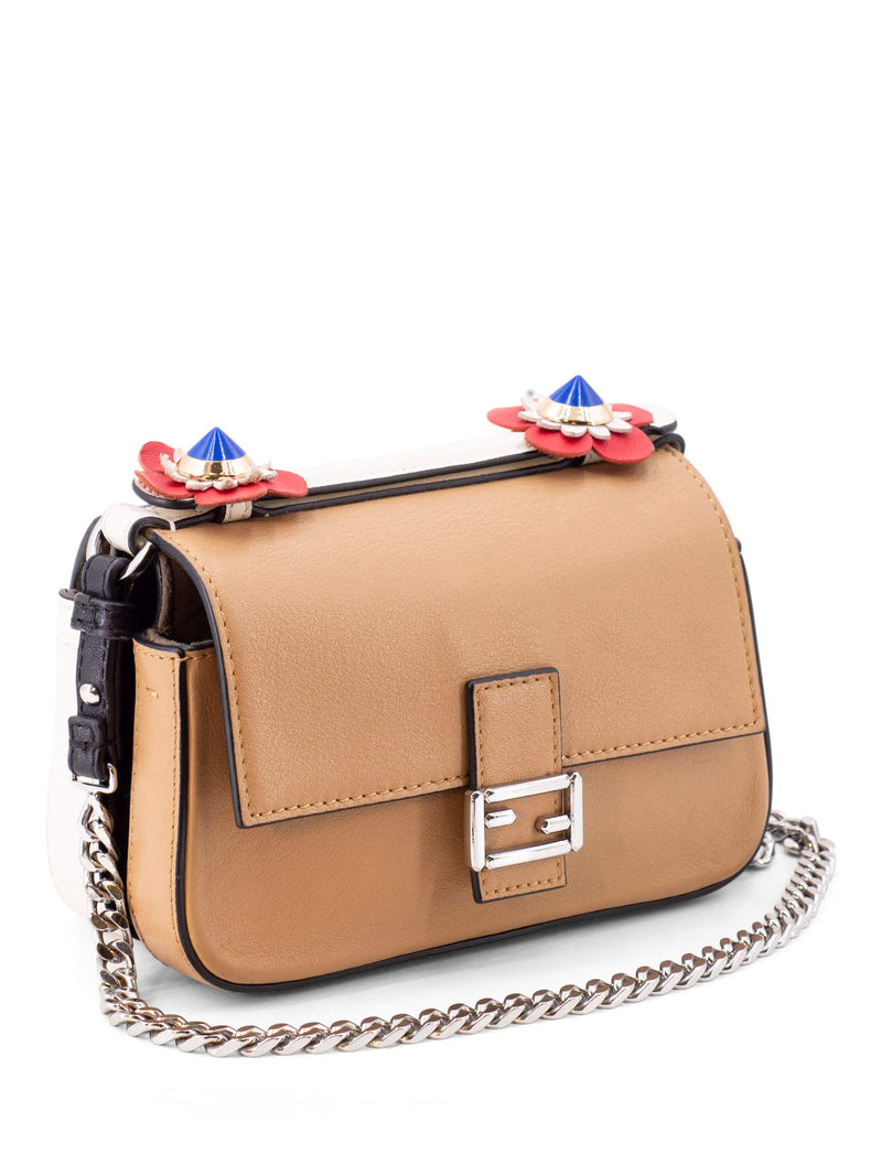 Double f leather clutch bag Fendi Brown in Leather - 32855909