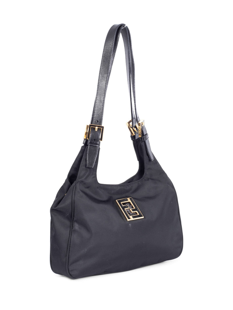 Fendi - Authenticated Mamma Baguette Handbag - Cloth Black for Women, Very Good Condition