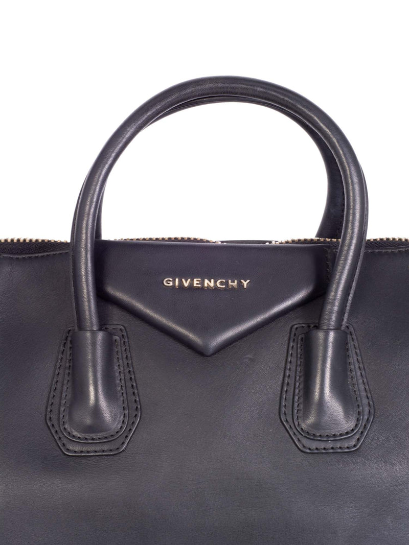 Givenchy Antigona Medium Calfskin Leather Shoulder Bag Gray