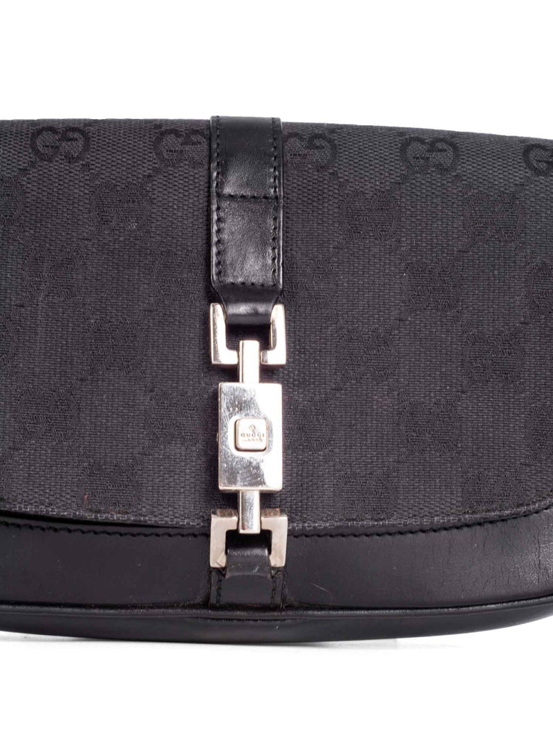 Gucci Jackie O Leather & Suede Buckle Shoulder Bag