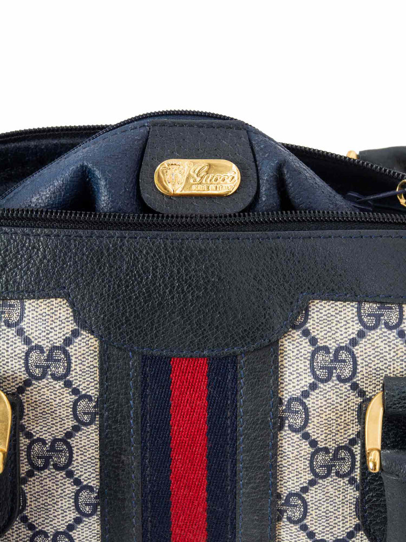 Gucci GG Web Boston Bag with Red and Green Stripe - A World Of Goods For  You, LLC