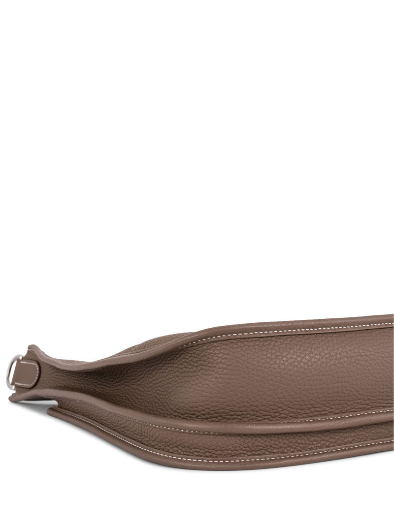 Hermès Evelyne Dark 6hz1220 Brown Leather Messenger Bag