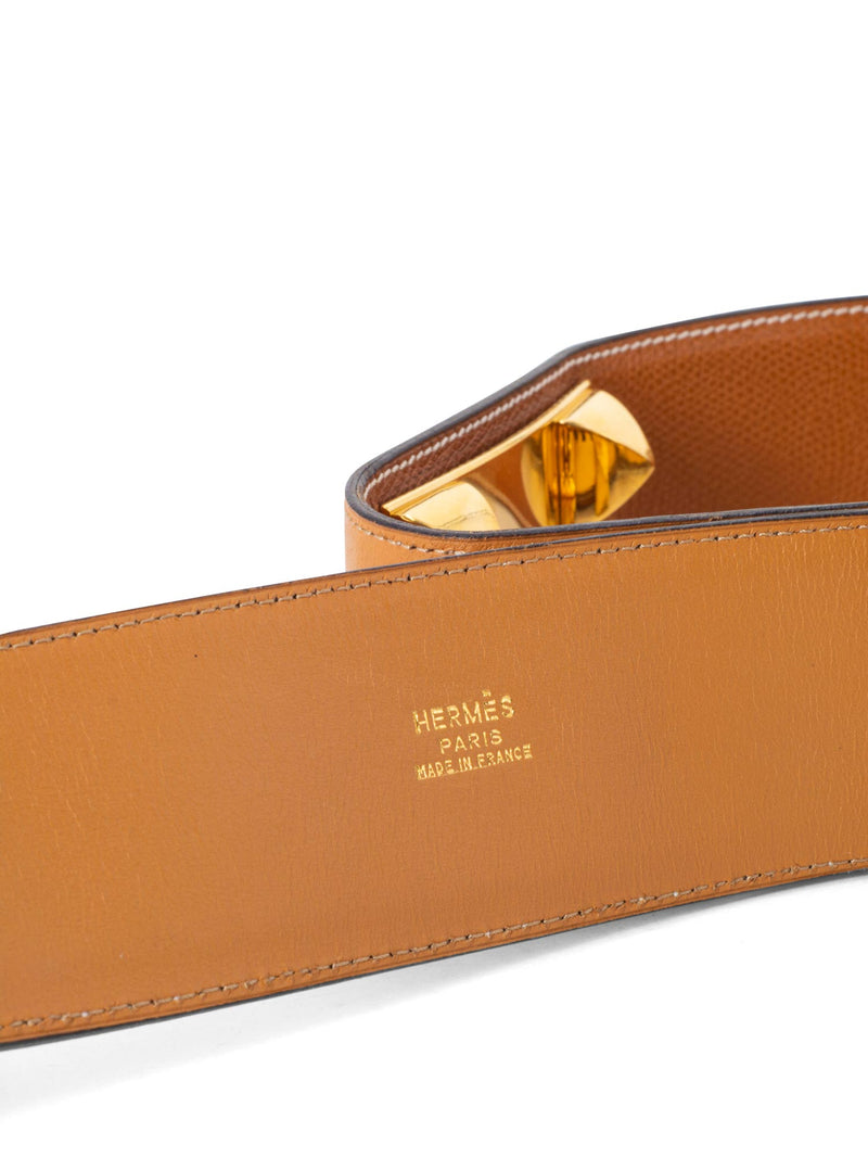 Hermès Collier de Chien Belt in Brown Leather – Fancy Lux
