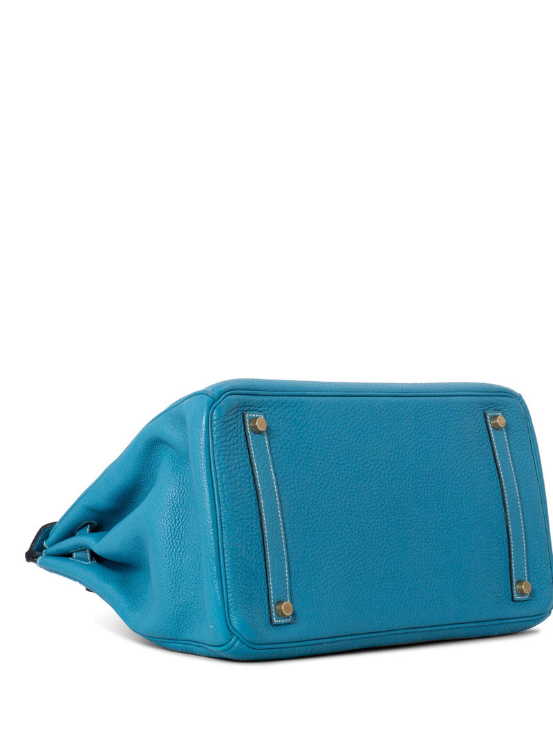 Hermès Blue Togo Leather Birkin 35