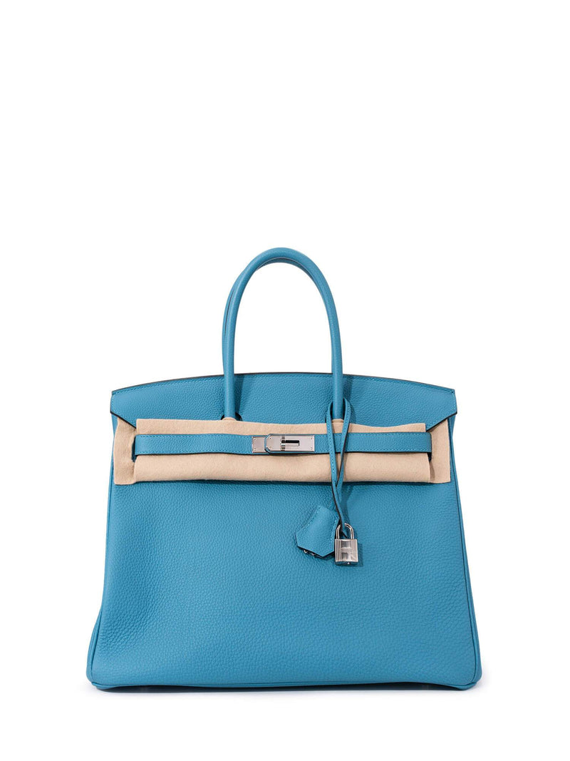 Hermès Togo Picotin 22 - Blue Bucket Bags, Handbags - HER560863