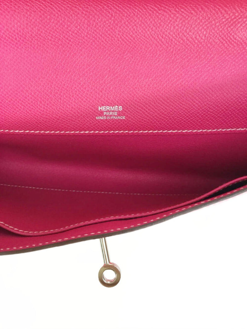 Hermès Kelly Cut Clutch Bag Blue Epsom Leather – ZAK BAGS