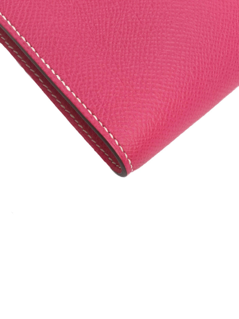 Hermès - Authenticated Kelly Cut Clutch Clutch Bag - Leather Pink Plain for Women, Very Good Condition