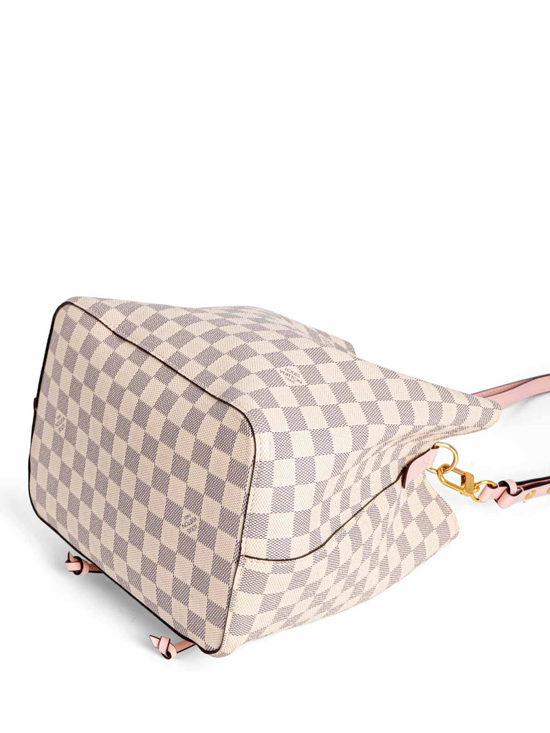 louis vuitton white and pink bag
