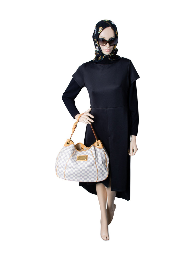 Louis Vuitton Galliera GM Damier Azur Shoulder Bag White