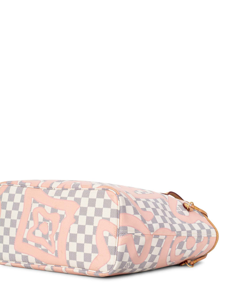 Pink Monogram Canvas Neverfull Pouch MM