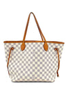 Louis Vuitton Damier Azur Neverfull MM Pink White Blue