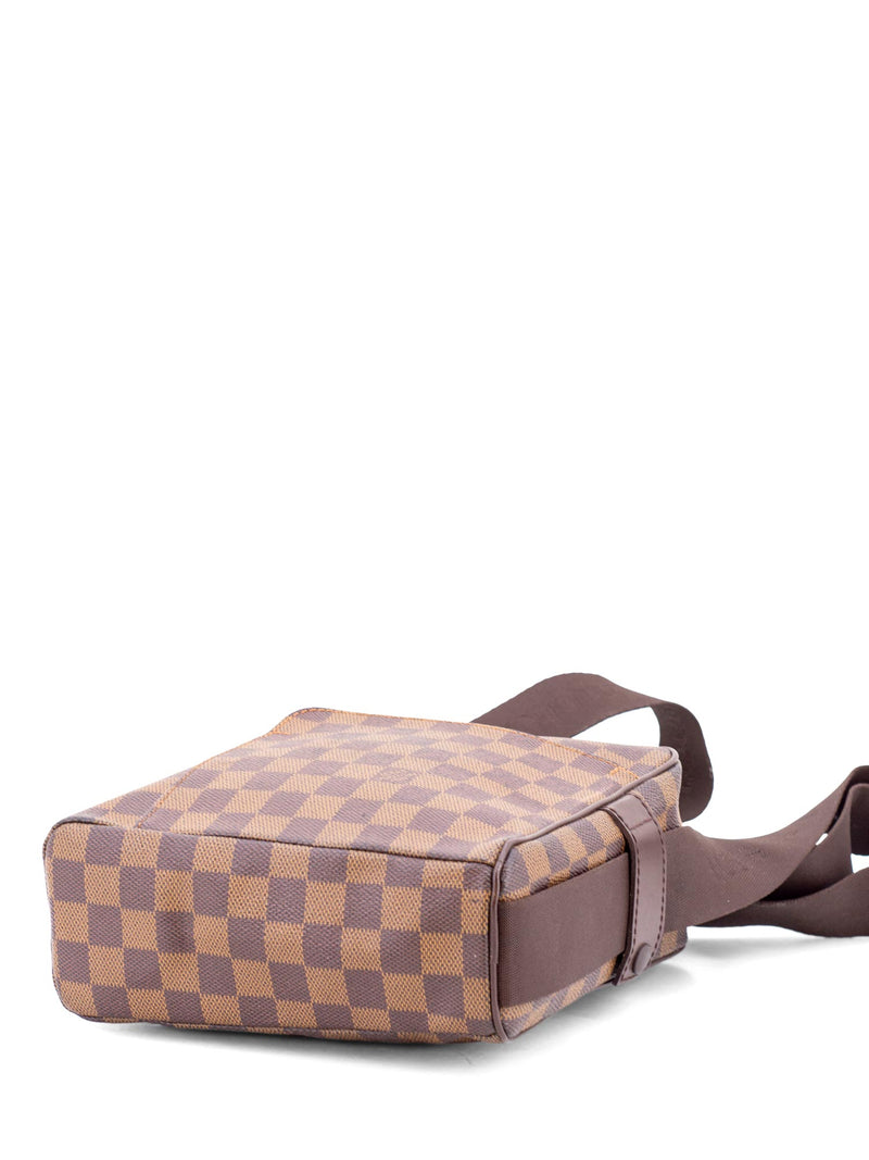 Louis Vuitton e L.E. sling messenger bag in damier ebene Brown Cloth  ref.474299 - Joli Closet
