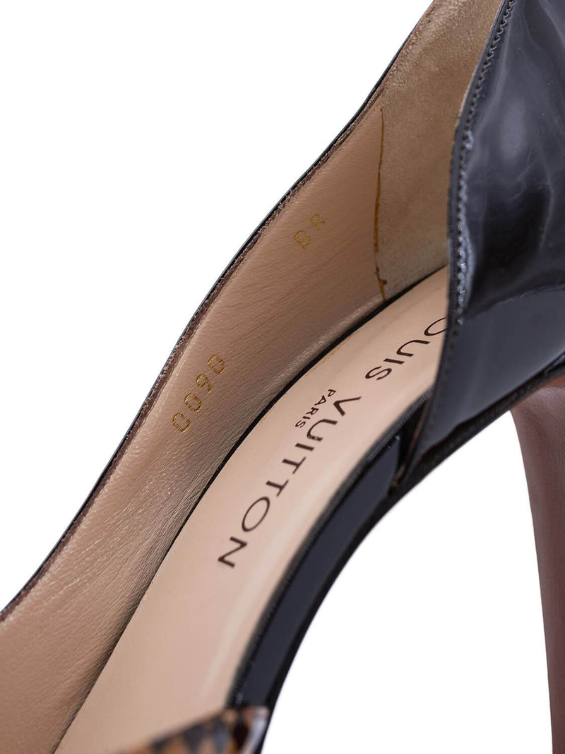 Louis Vuitton Dark Green Patent Leather Ballet Flats Size 38.5 - ShopStyle