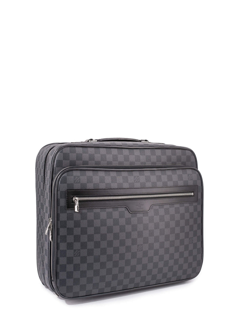 Louis Vuitton Pilot Case Damier Graphite Black 50128156
