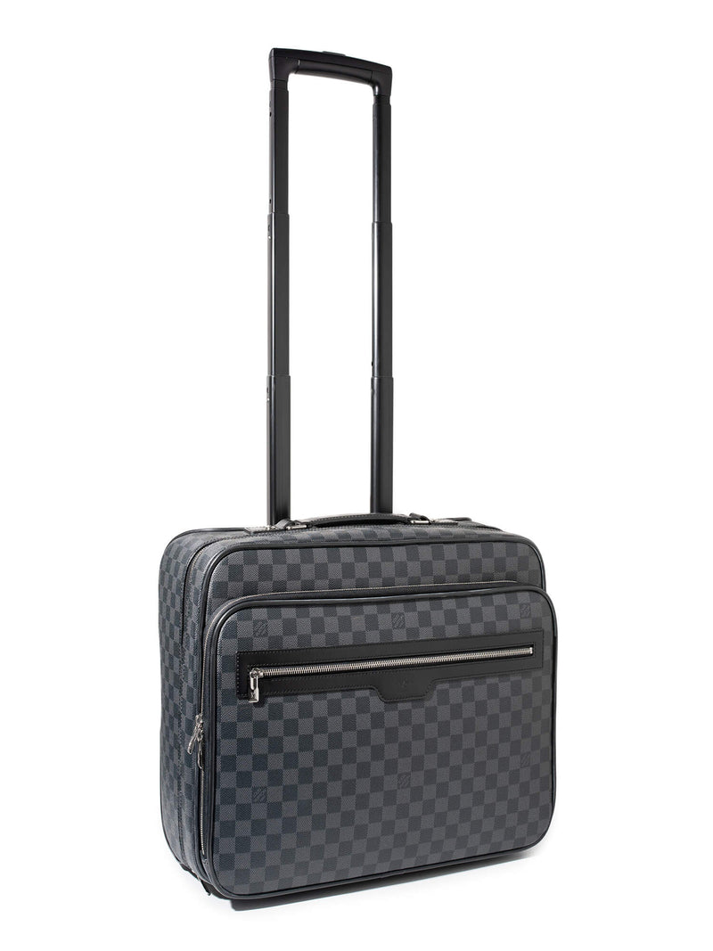 Black And Grey Checkered Louis Vuitton Duffle Bag